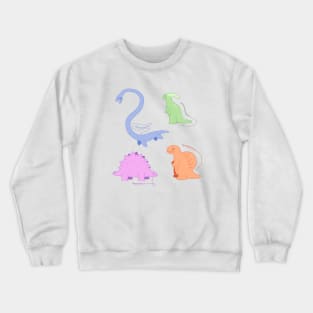 retro dinosaurs 2 Crewneck Sweatshirt